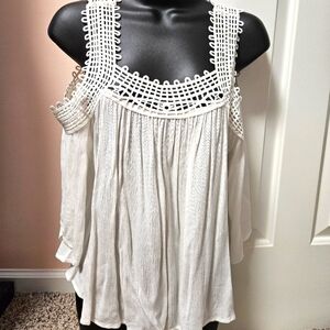 Rolla Coster Flowy Cold Shoulder Top